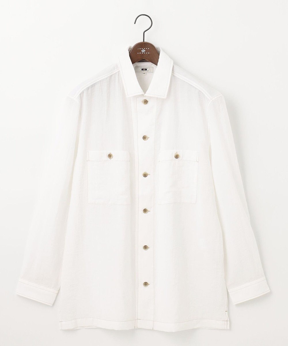 JOSEPH ABBOUD 【キングサイズ・サスティナブル】リンクルマイヤー シャツアウター 