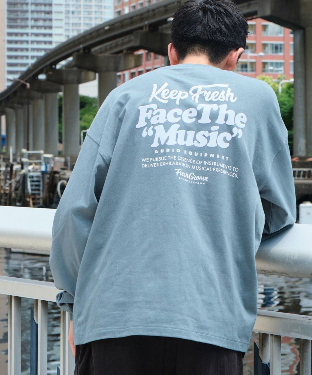 WEGO 【ユニセックス着用ITEM】フロッキーロゴBIGロンT（LS） 