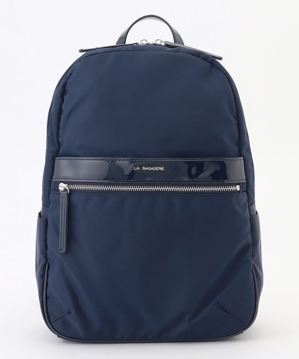 LA BAGAGERIE エナメルアクセントリュックサック 