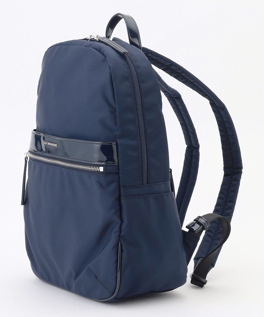 LA BAGAGERIE エナメルアクセントリュックサック 