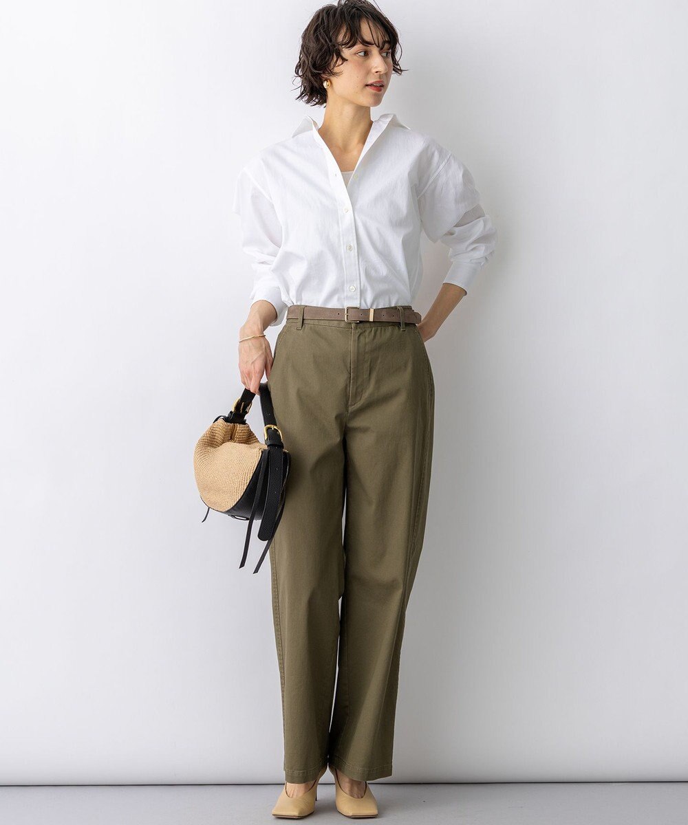 23区 【一部先行予約/VERY掲載】CANCLINI シャーティング ベーシックシャツ 