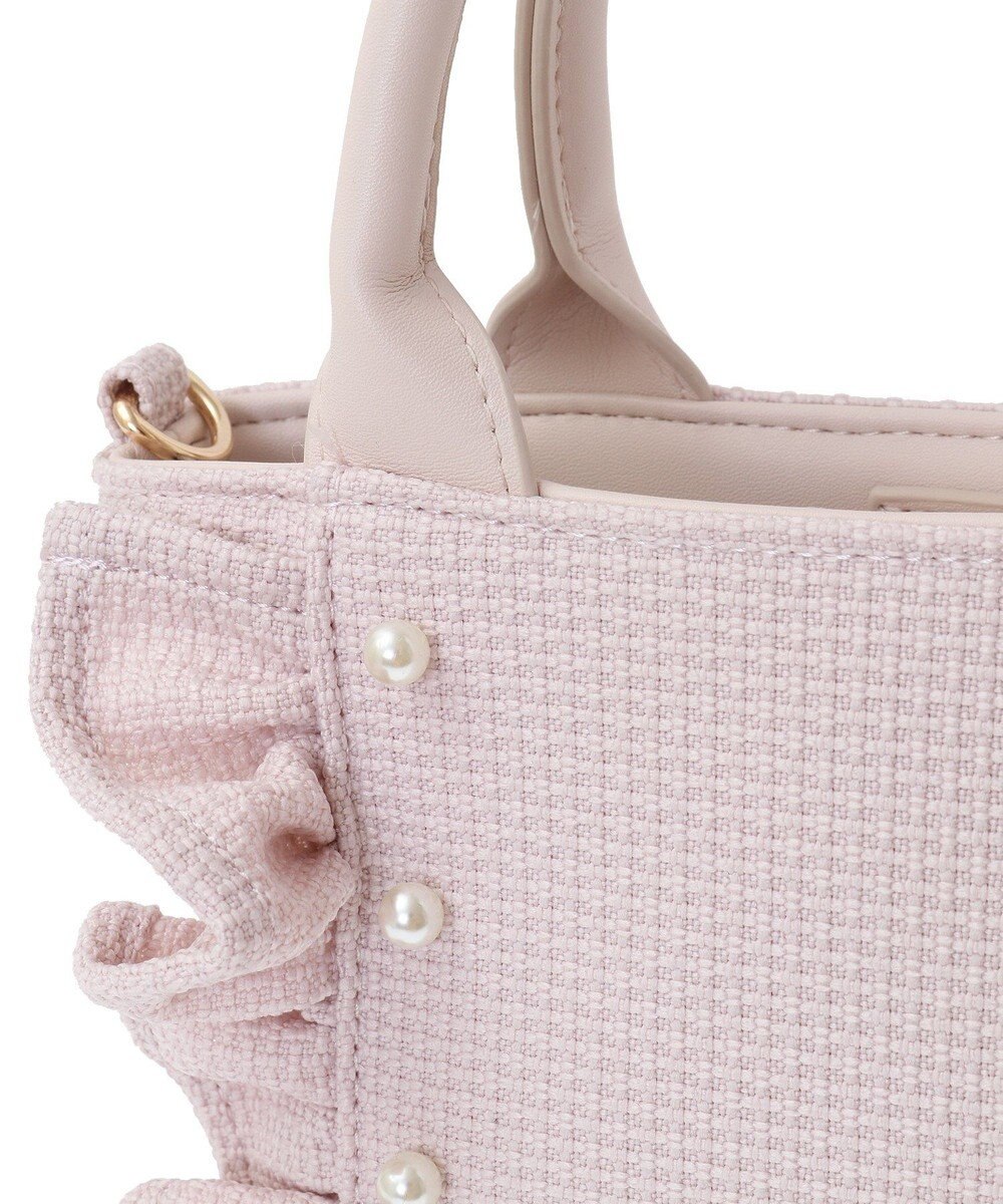 Maison de FLEUR 2WayフリルトートSバッグ 