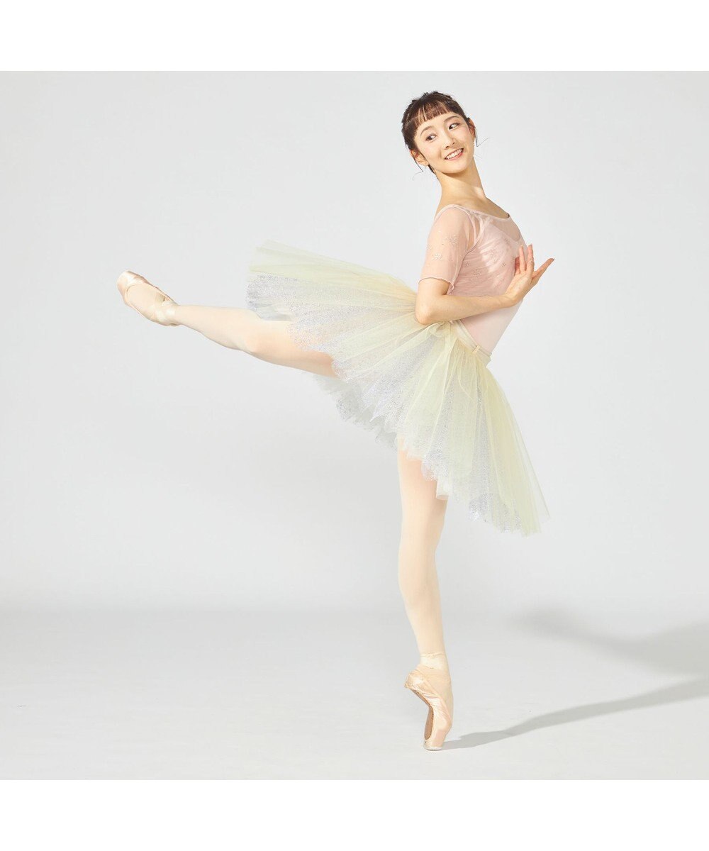 Chacott ハーフスリーブレオタード 