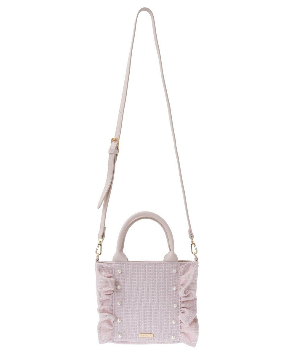 Maison de FLEUR 2WayフリルトートSバッグ 