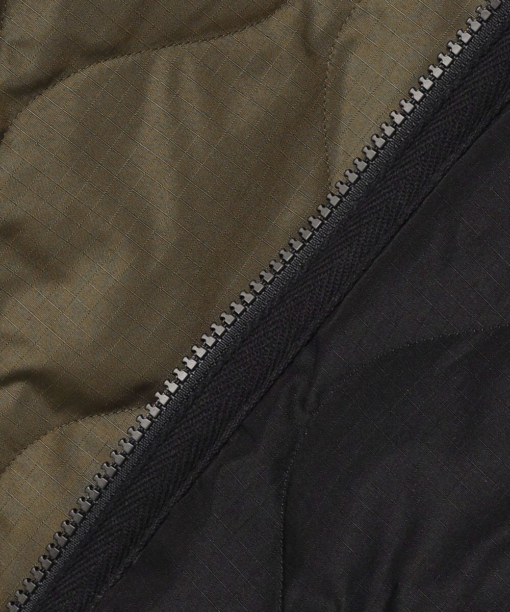 UNFILO 【120-150cm】TAION ミリタリーZIP Vネック ダウンジャケット(UNISEX) 