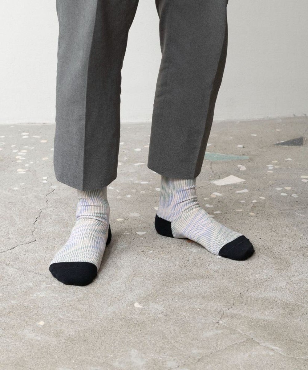 TRICOTE MOIRE LINK SOCKS／モアレリンクソックス 