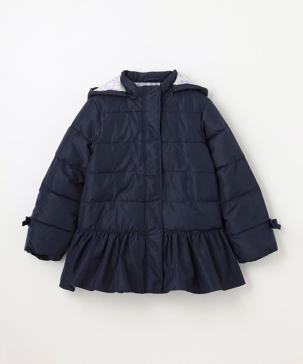 ANY KIDS 【洗濯機OK】中綿リボンコート 