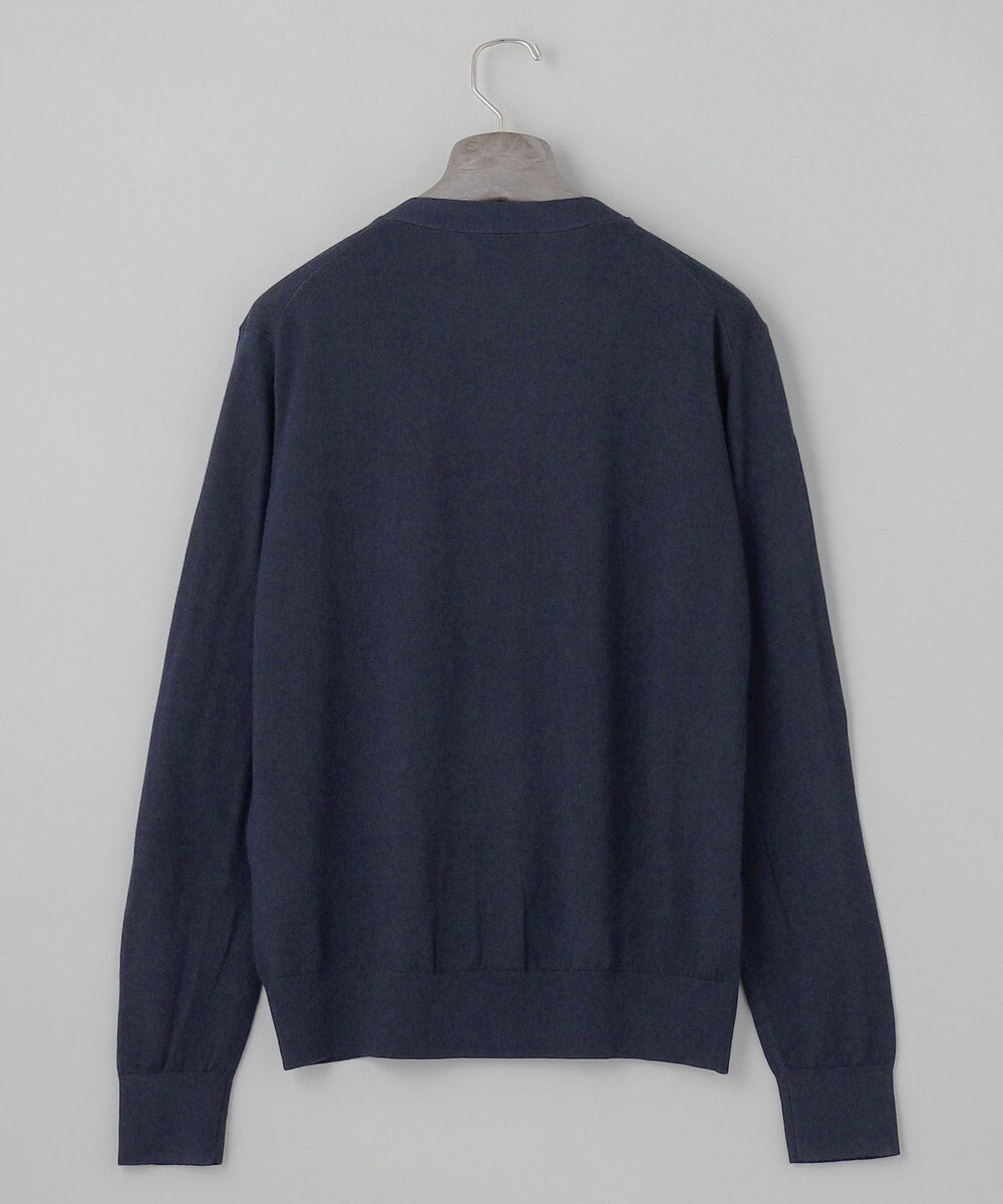 GOTAIRIKU 体温調整に【洗える/チクチクしにくい/ピリングしにくい】イタリア糸 ハイゲージ カーディガン_WOOL100% 