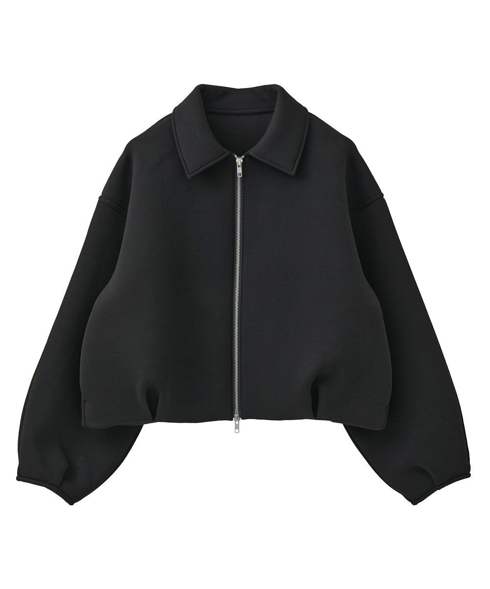 earth music&ecology ダンボールニットZIPブルゾン 