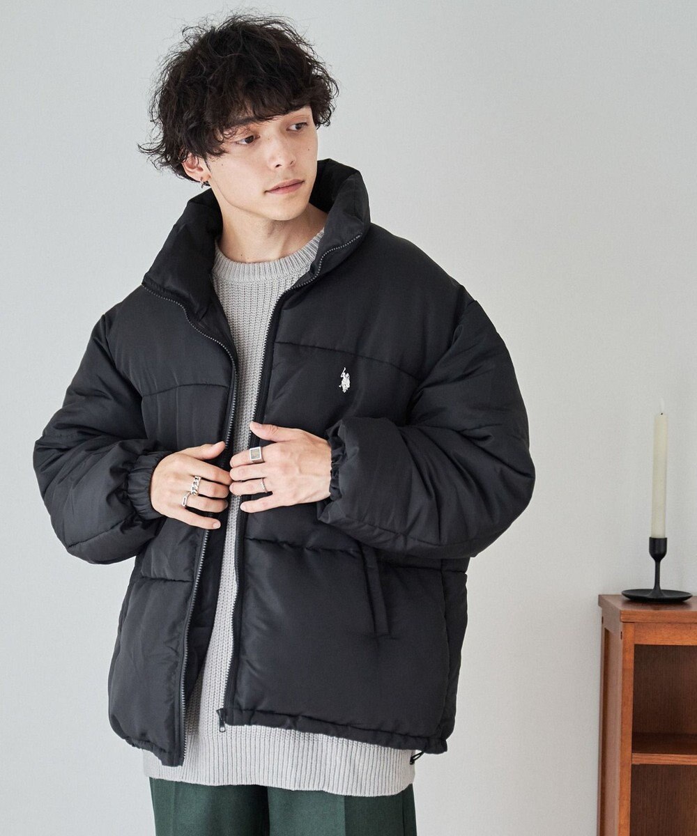 WEGO 【WEB限定/Sサイズ新登場/お気に入り登録者数5万人越えの大人気アイテム】U.S. POLO ASSN.別注パデッドジャケット 