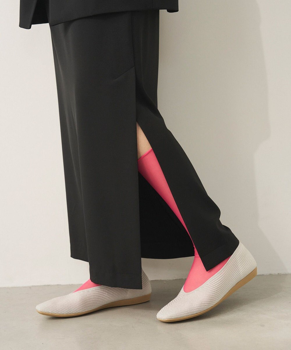 steppi シースルー スクエア パンプス 