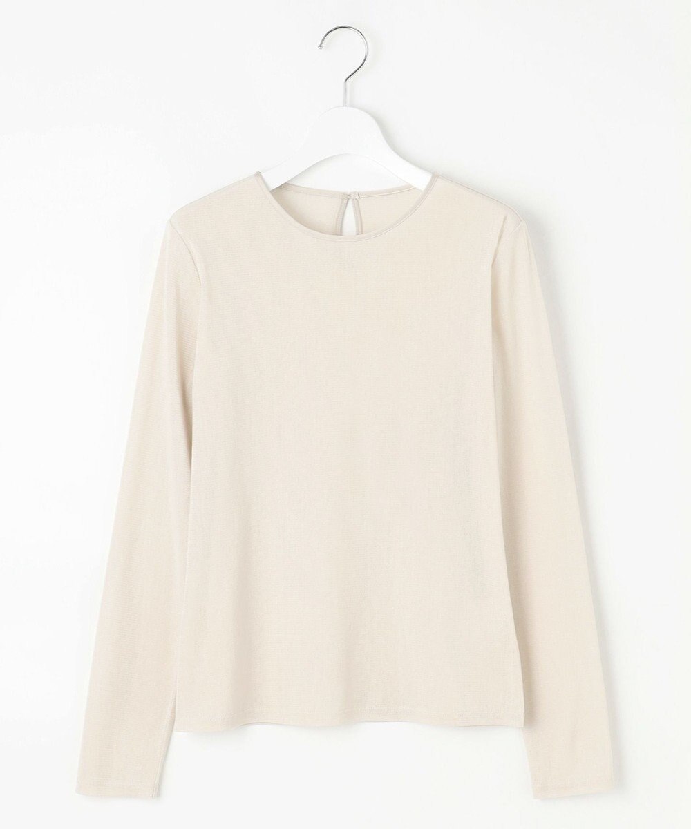 23区 L 【GOLD LABEL】ファインストレッチチュール シアーカットソー 