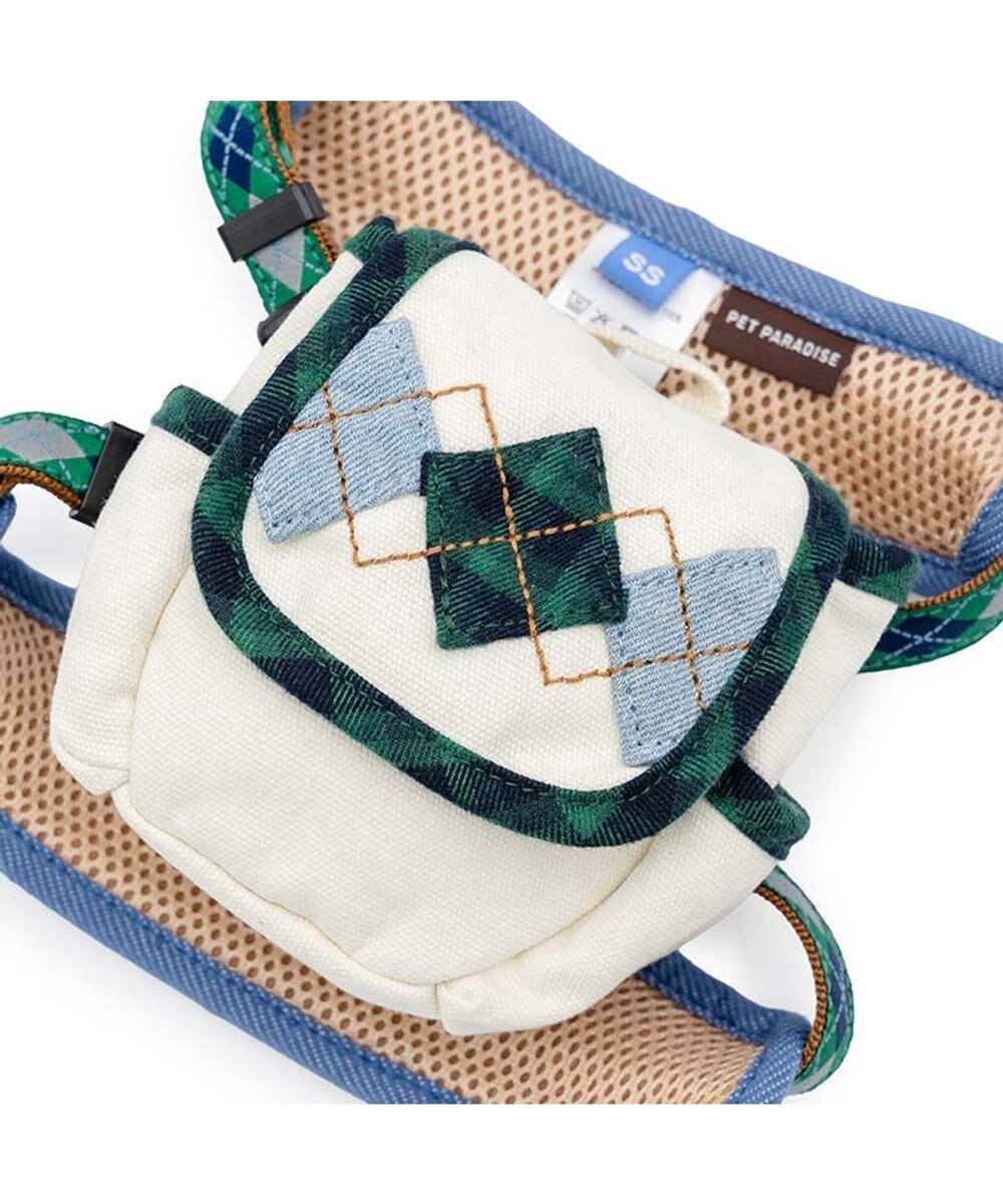 PET PARADISE ペットパラダイス リュックハーネス 《アーガイル柄》 ＳＭ 