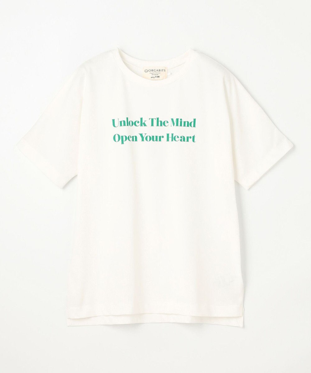 ANY L オーガビッツロゴ・フォトTシャツ 
