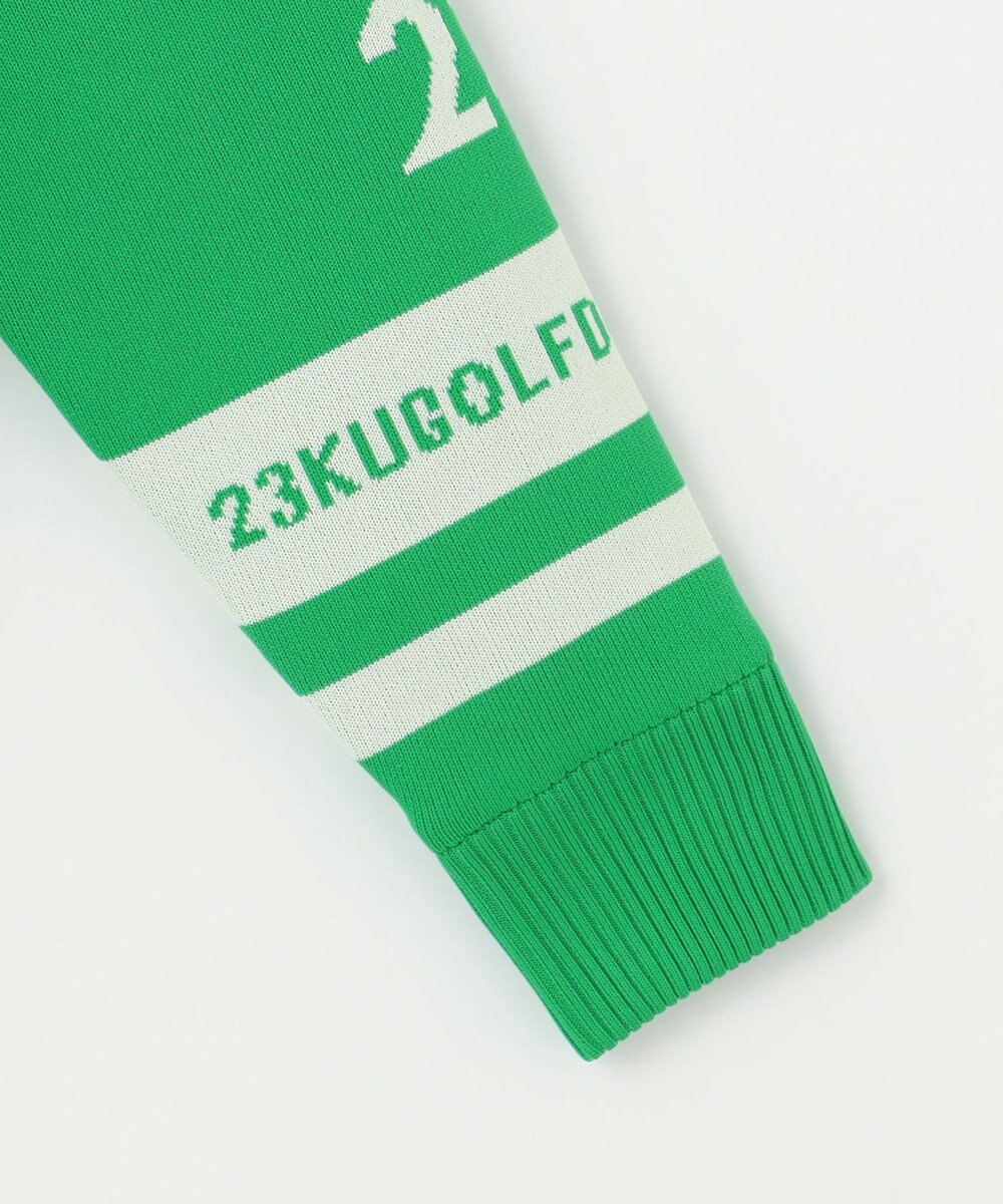 23区GOLF 【WOMEN】【ウォッシャブル】グラフィックダブルジャガードニット 