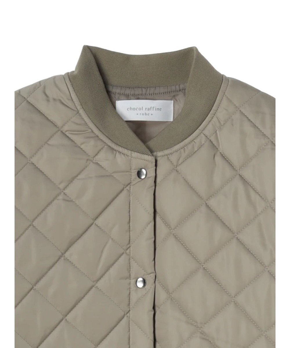 Green Parks 撥水加工　中綿キルトミドル丈コート 
