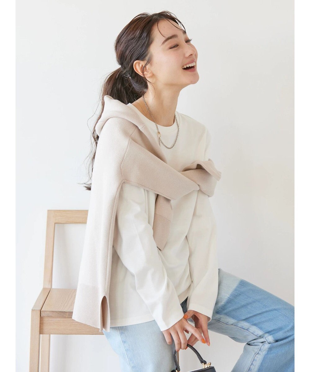 AMERICAN HOLIC Ｄａｉｌｙ！　抗菌防臭クルーネックカットプルオーバー 