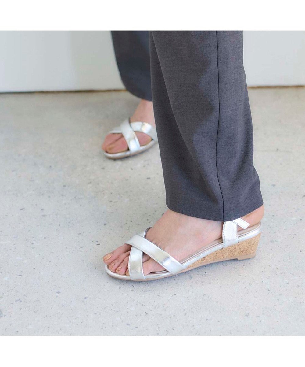 MODE ET JACOMO <noyau>ヒールクロスベルトサンダル 