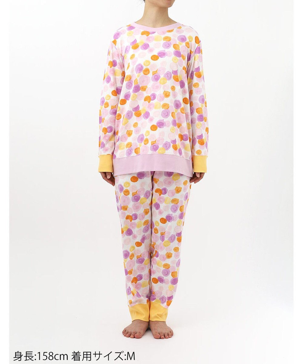 tsumori chisato SLEEP ツモリチサト パジャマ 長袖 長ズボン ルームウェア 綿100%(本体) 接結天竺素材 上下セット かぶりタイプ tsumori chisato SLEEP UDX551 /ワコール 