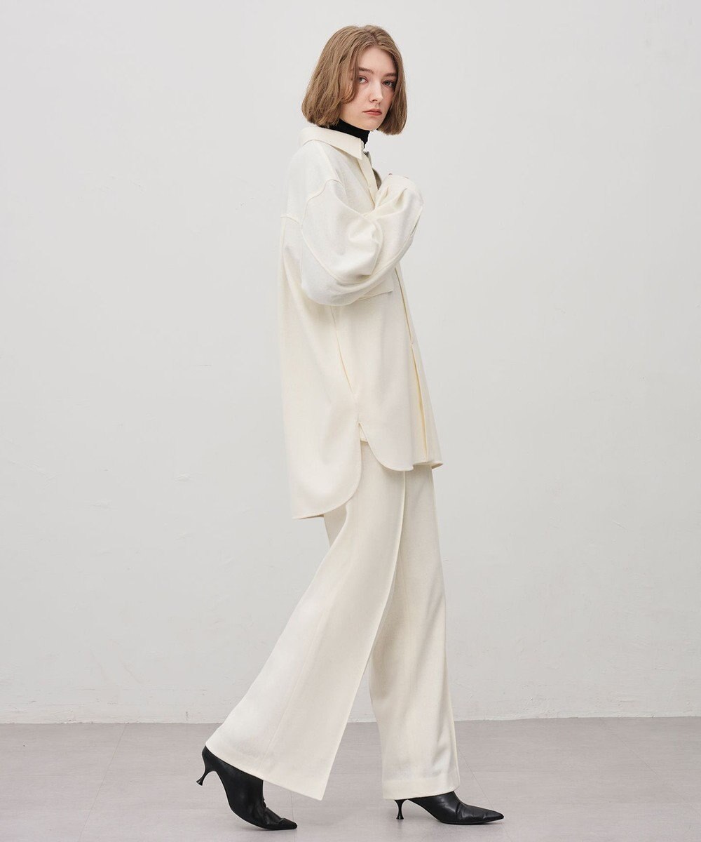 uncrave コンプレストウール ストレートパンツ 