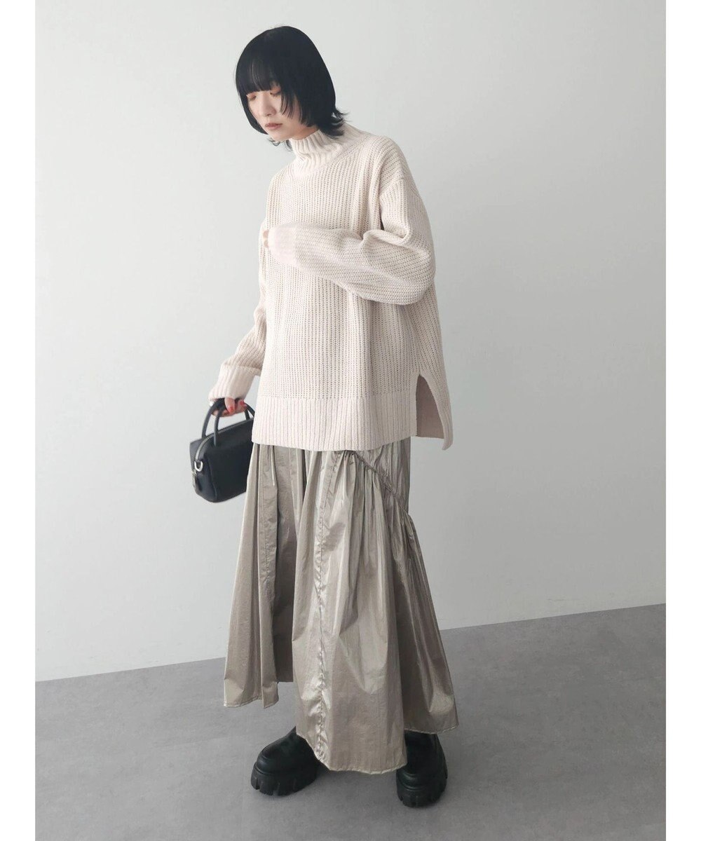 Green Parks ・ＥＬＥＮＣＡＲＥ　ＤＵＥ　メタリックティアードスカート 