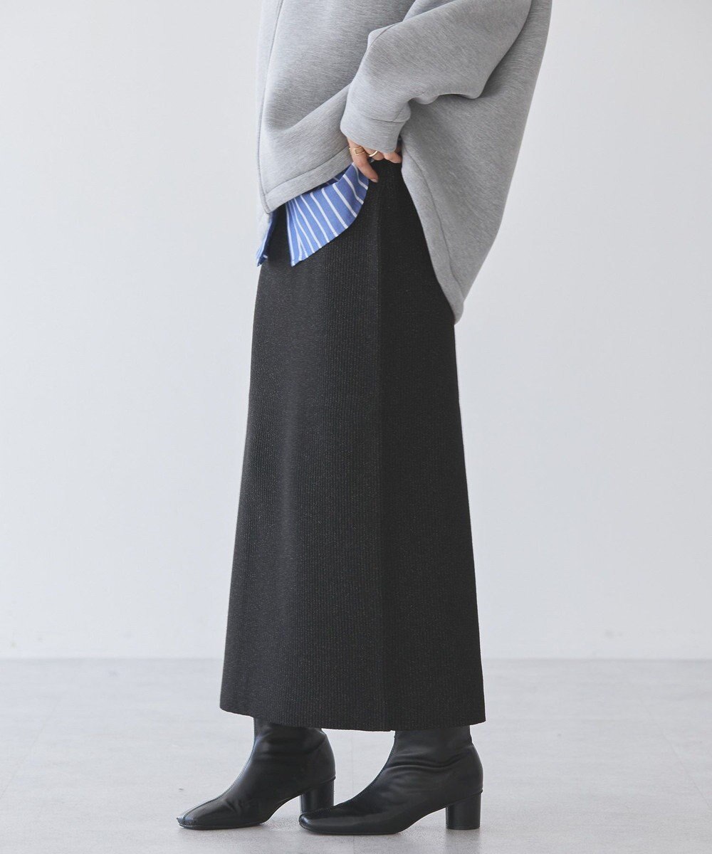 AMERICAN HOLIC ラメリブニットタイトスカート 