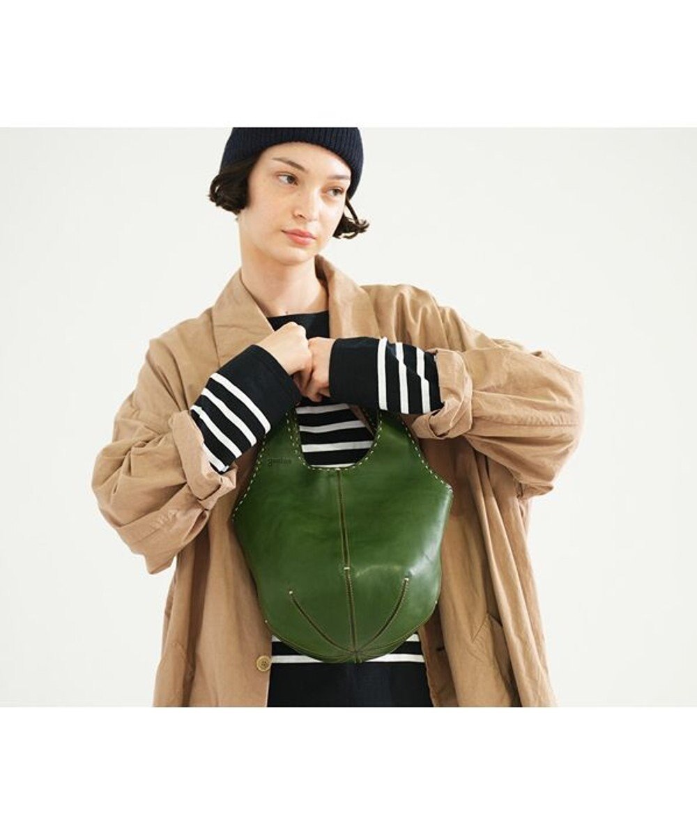 genten 【WEB限定カラー】ユーフラテス(boxバージョン) トートバッグ小 