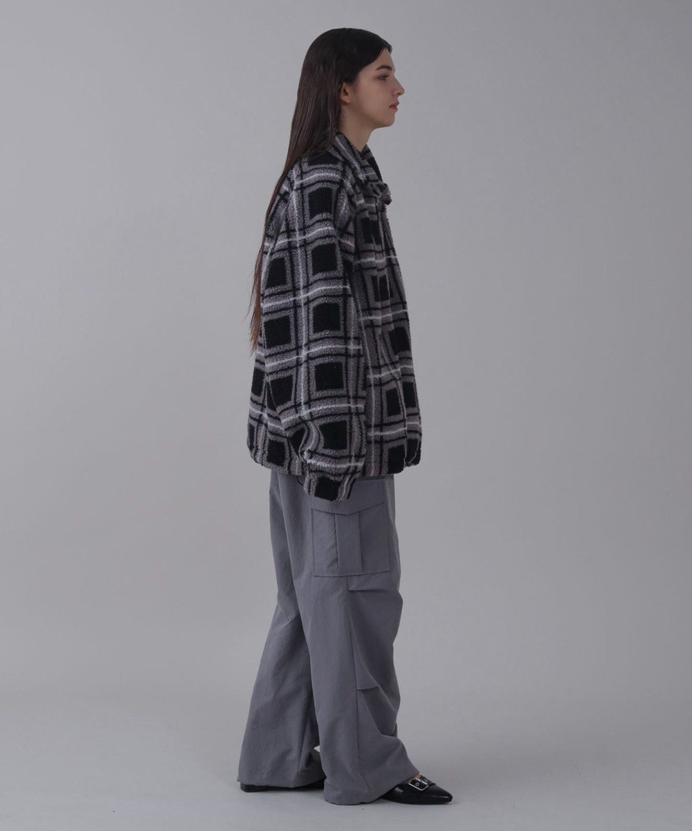 WEGO 【ユニセックス着用ITEM】ボアチェックブルゾン 