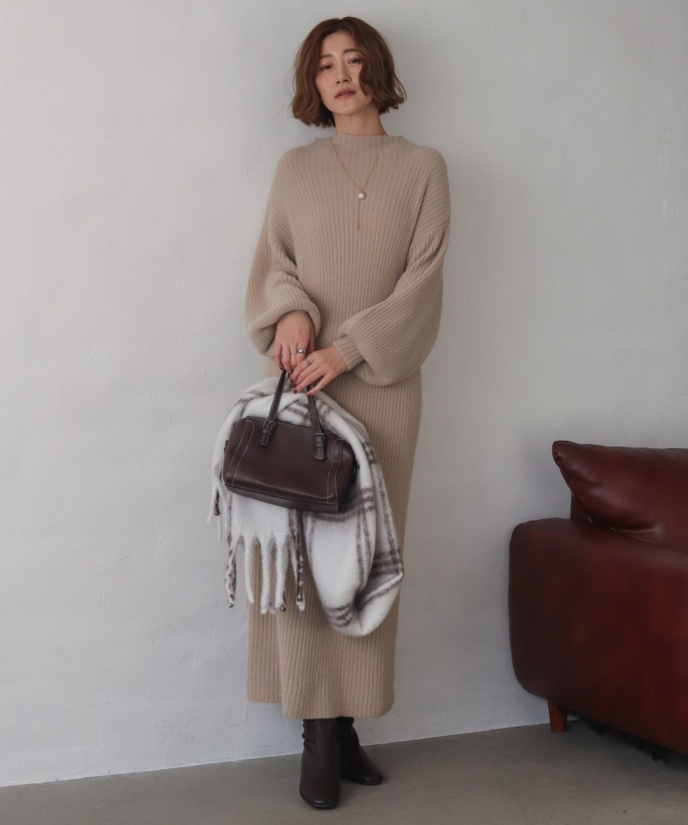 WEGO 【WEB限定/2025年秋冬新作】ニットワンピース 