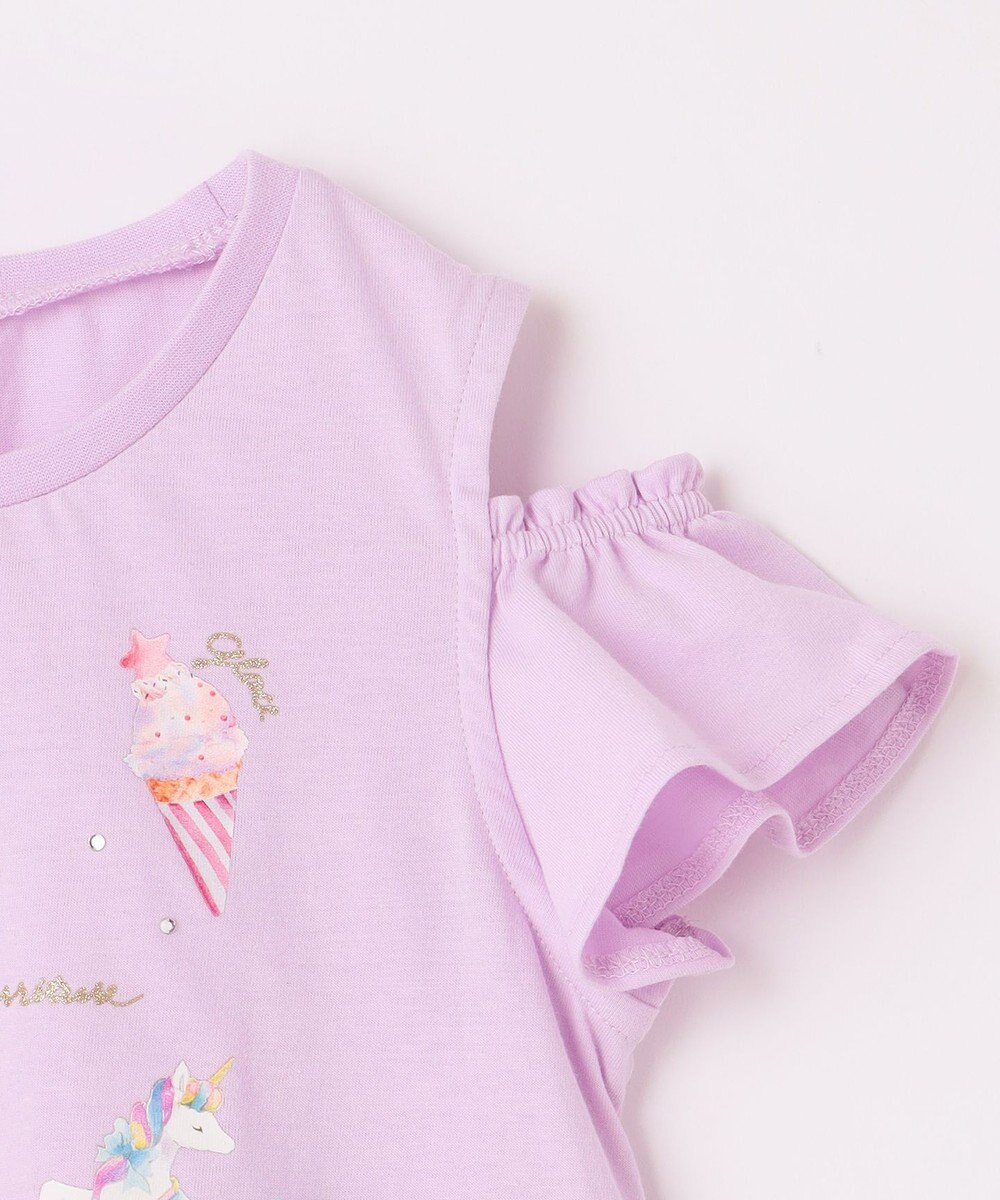 ANY KIDS スイーツ オン・オフショルダー Tシャツ 