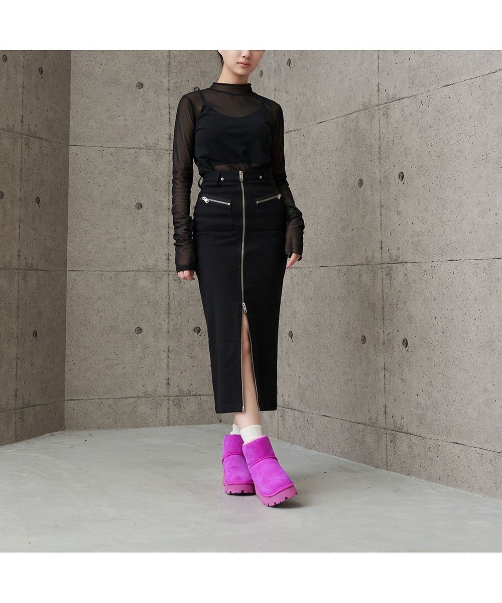 MODE ET JACOMO <carino>本革ムートンショートブーツ 