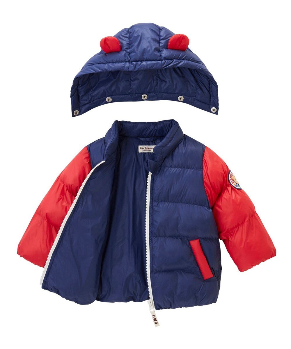 MIKI HOUSE HOT BISCUITS 【80-120cm】 シンクラウド 中綿ジャンパー 