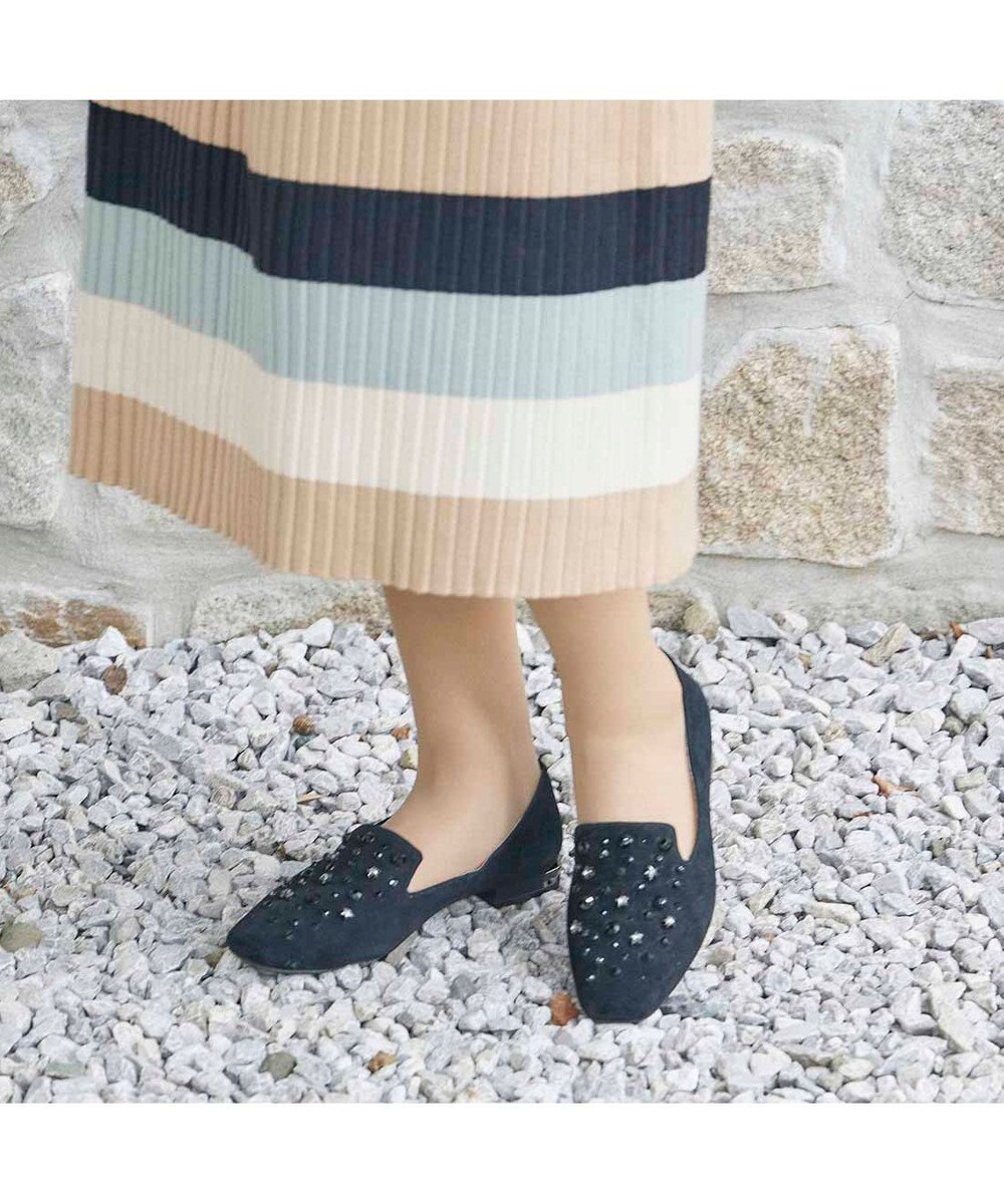 MODE ET JACOMO <MODE ET JACOMO>ラインストーンオペラシューズ 