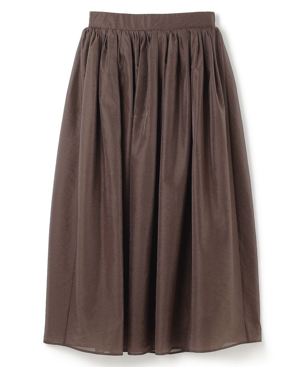 uncrave シアー オーガンジー フレア スカート 