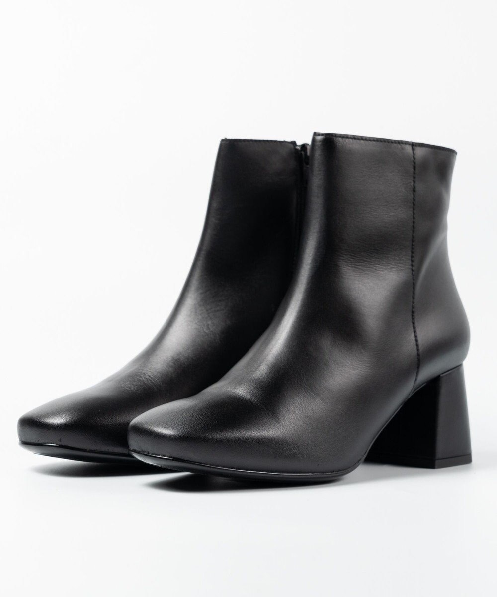 BONTRE 【BONTRE/ボントレ】スクエアトゥヒールブーツ 