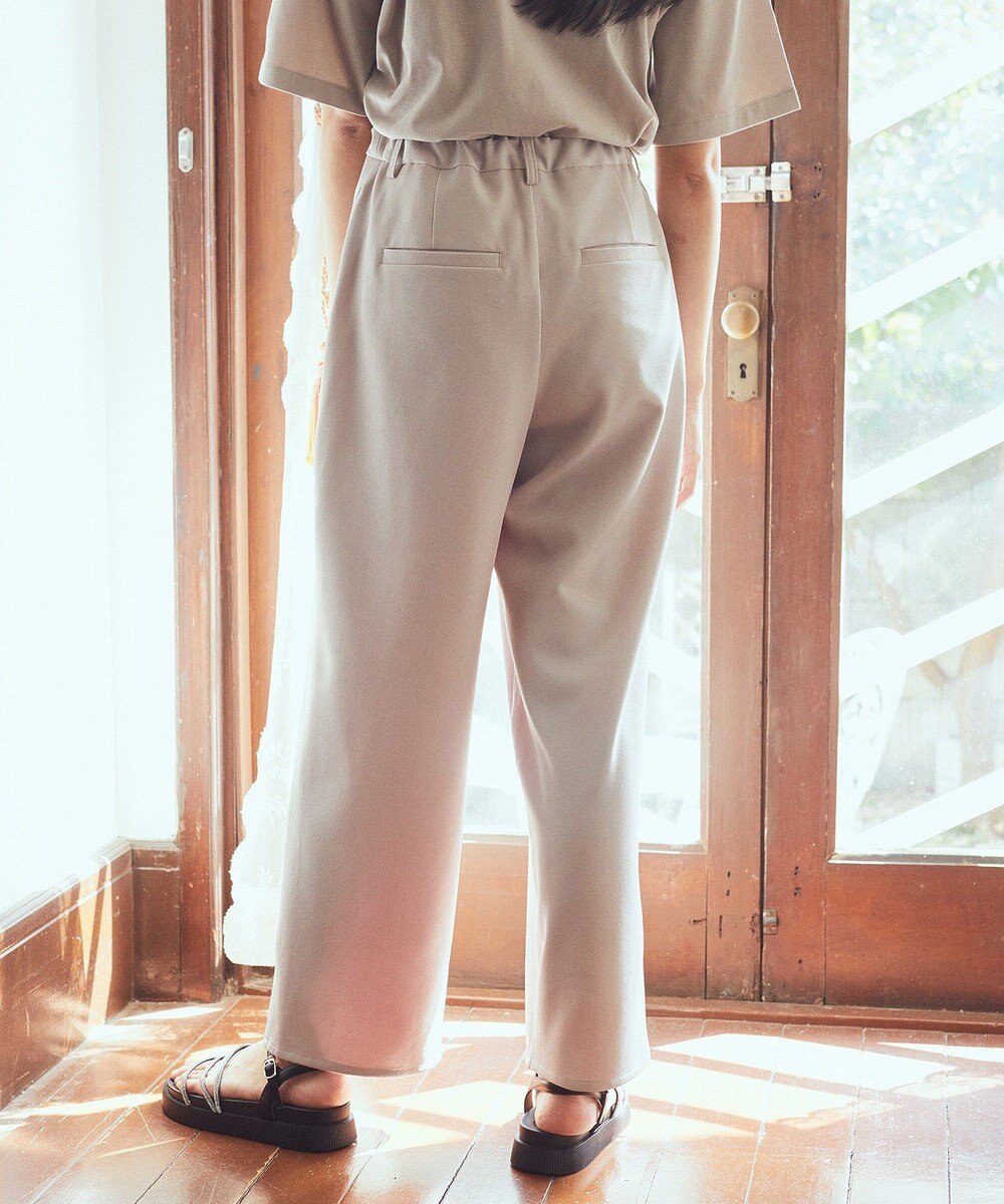 earth music&ecology タックストレートパンツ 