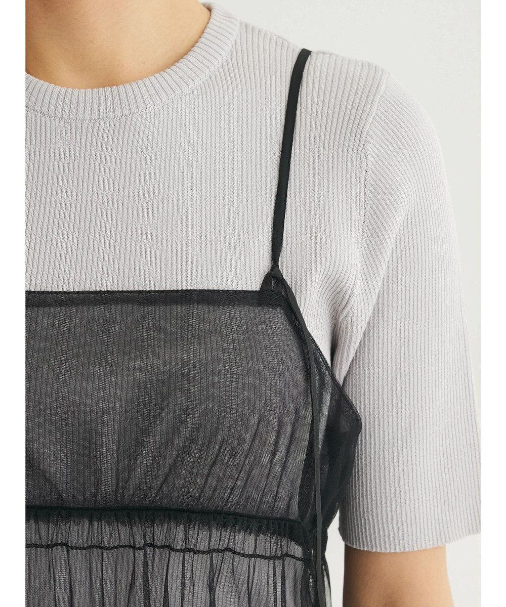 Green Parks ・ＥＬＥＮＣＡＲＥ　ＤＵＥ　２ｗａｙチュールキャミワンピ 