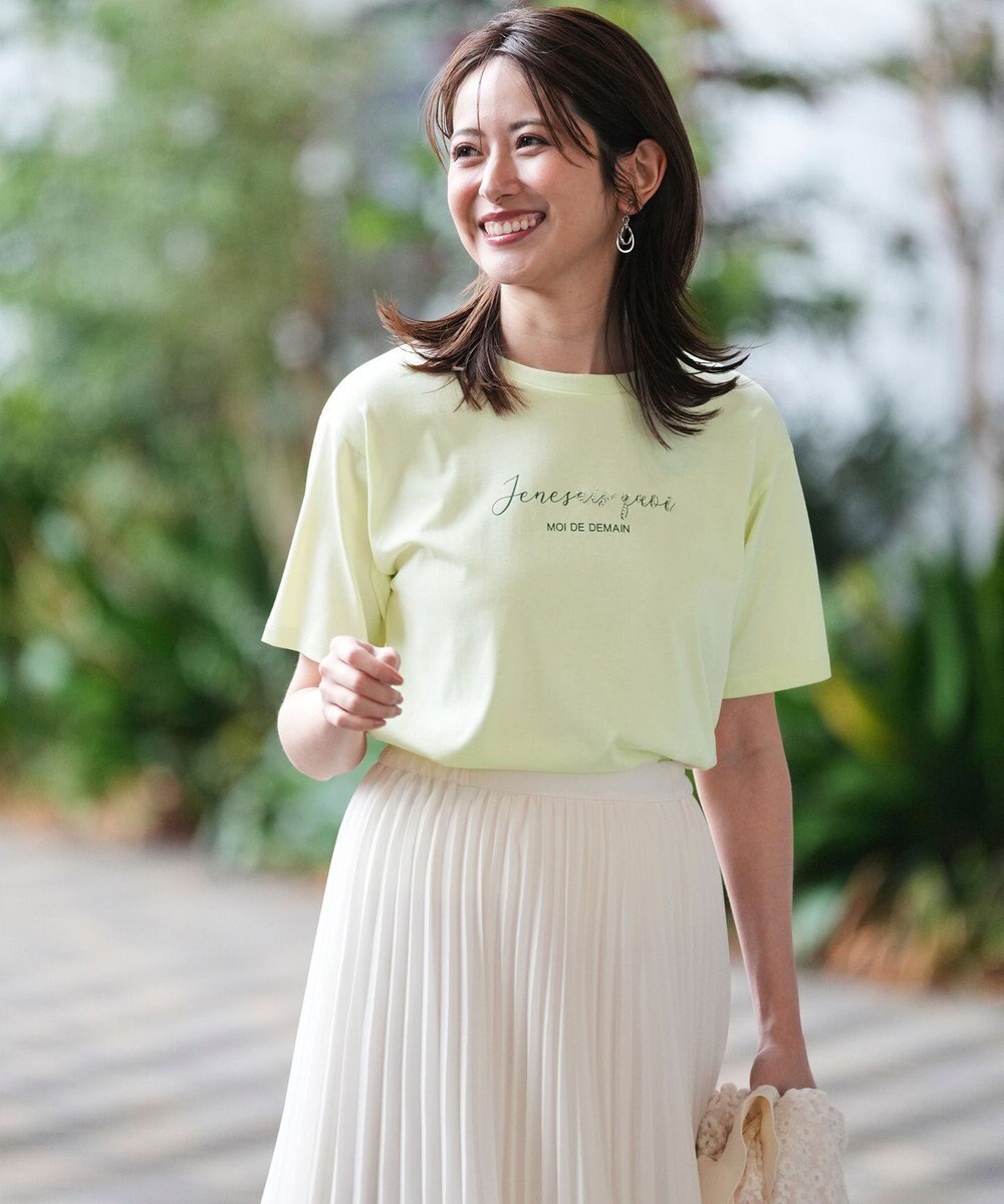 ANY SIS ビジュープリント Ｔシャツ 