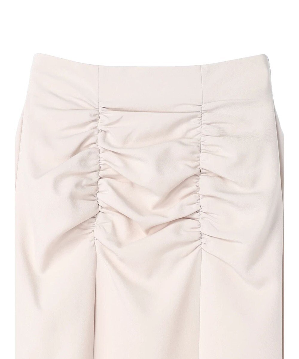 YECCA VECCA シャーリングロングナロースカート 