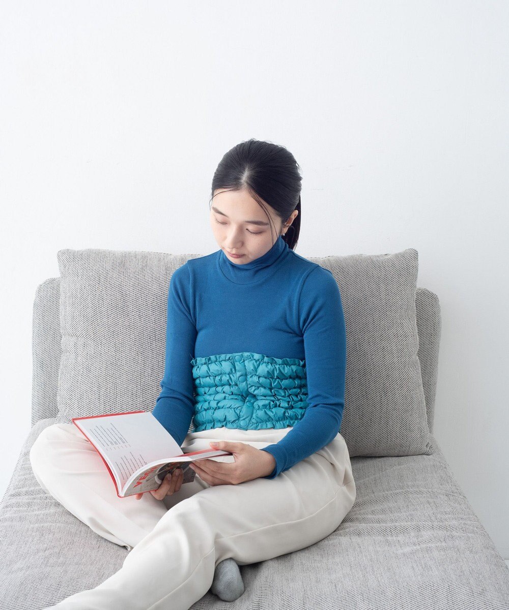 KWD 【日本製】DOWN WAIST WARMER グリーンダウン ダウンウエストウォーマー 