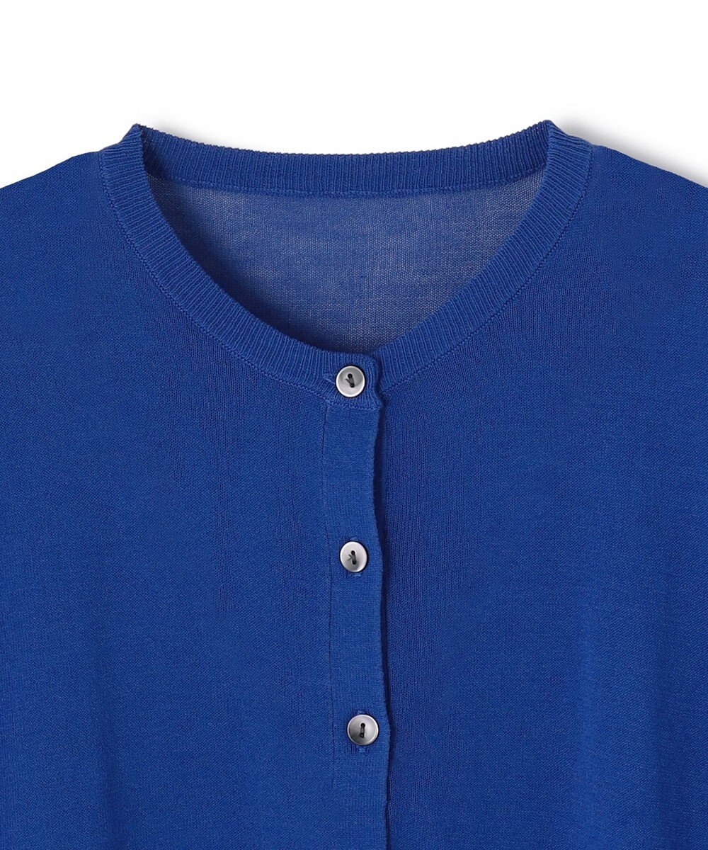 UNFILO L フロスティコットン  クロップド  カーディガン 