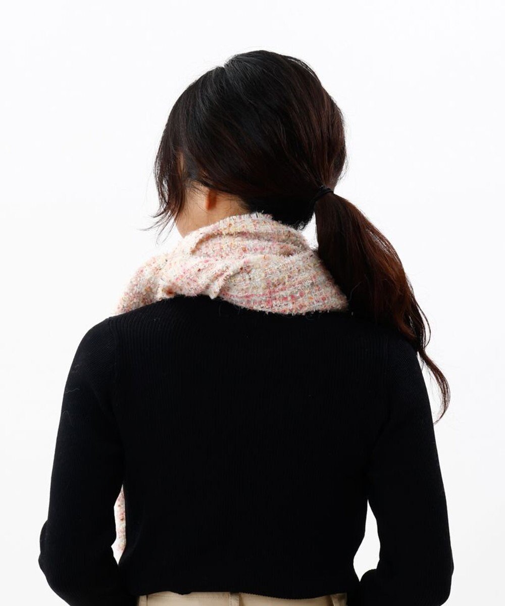 AURORA 【 LANVIN en Bleu （ランバン オン ブルー）】ツイードマフラー 