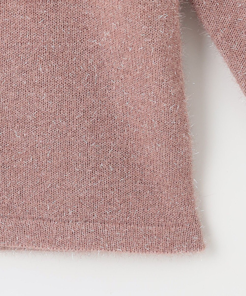 Feroux 【洗える】ラメシャギー カーディガン 