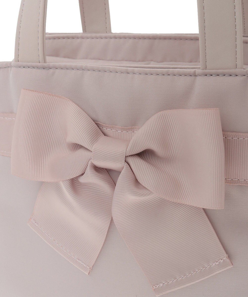 Maison de FLEUR グログランリボン3ルーム2Wayトートバッグ 