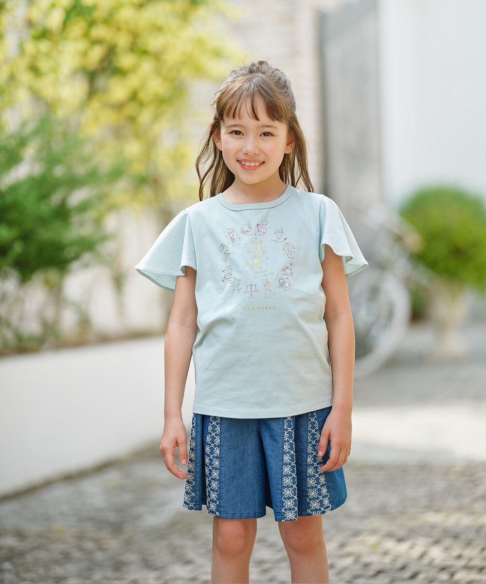 組曲 KIDS 【UVカット加工】【150-160㎝】12星座 Tシャツ 