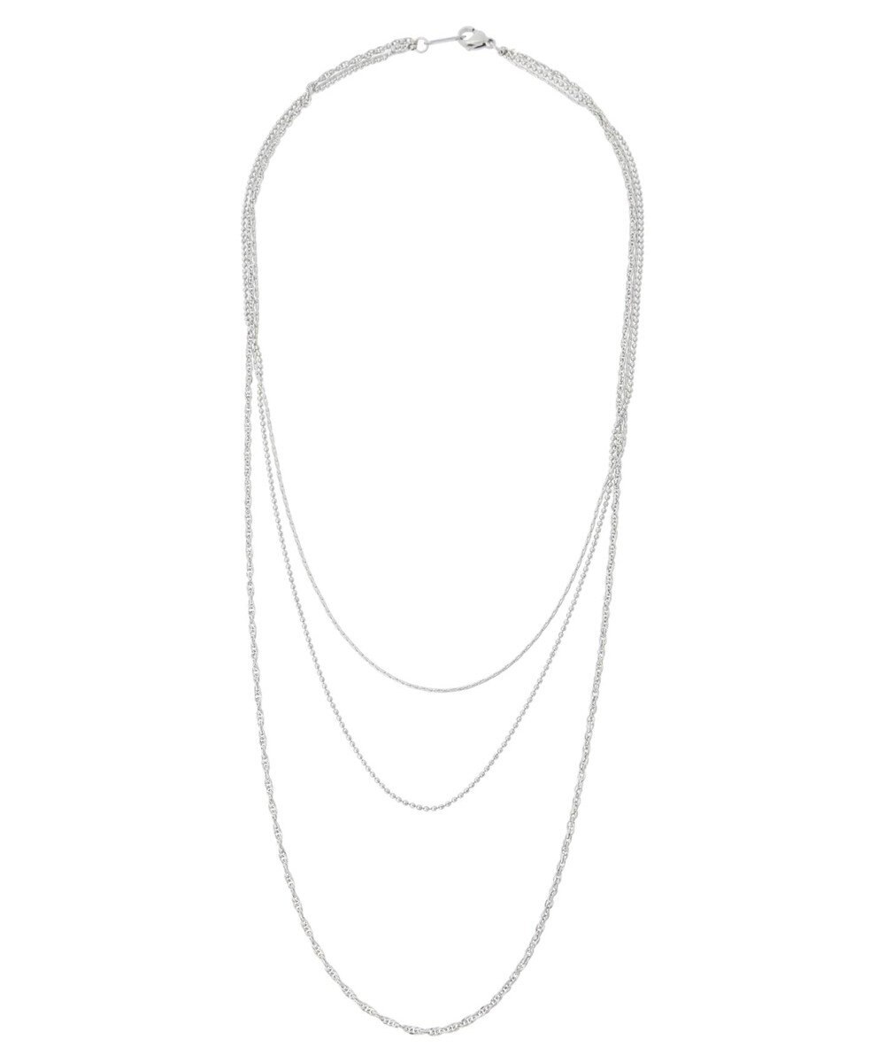 Green Parks ・ＨＡＬＦ　ＴＩＭＥ　サージカル３レンチェーンネックレス 