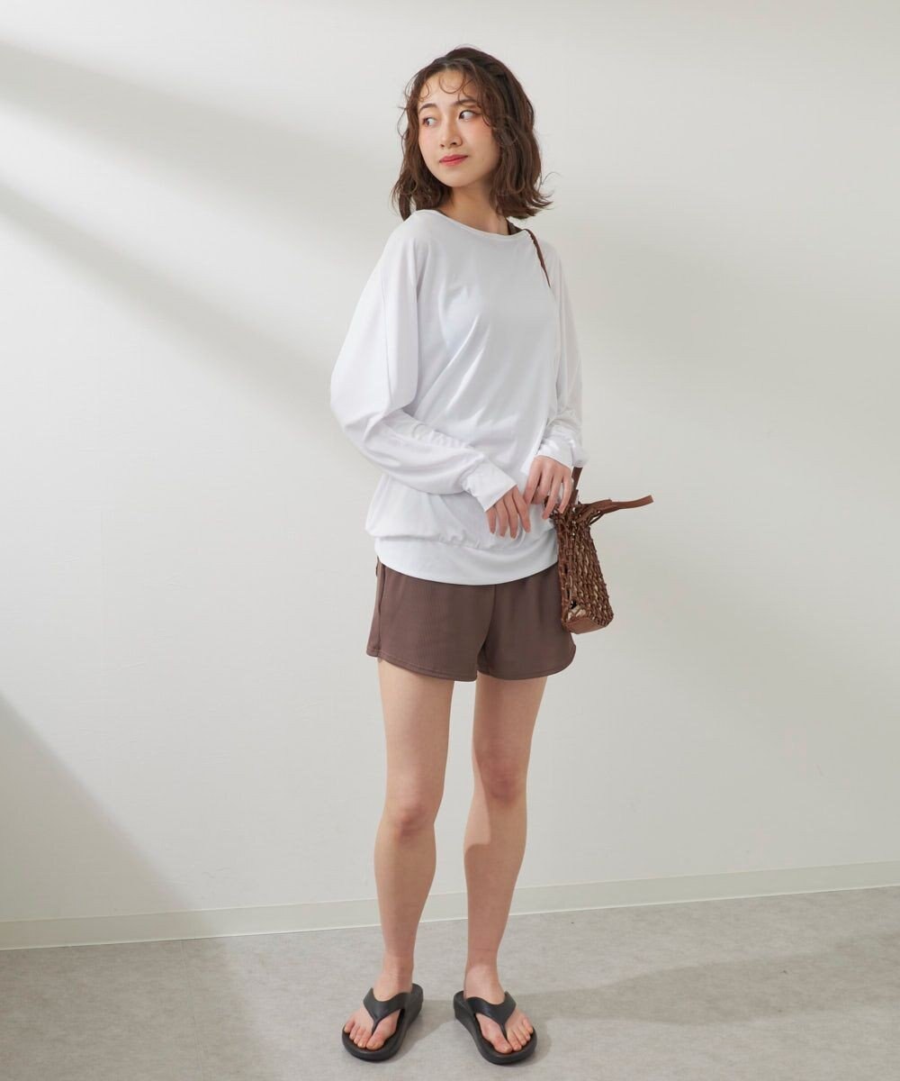 OP／FILA 【ocean pacific】ラッシュガード付き水着4点セット タンキニデザイン 