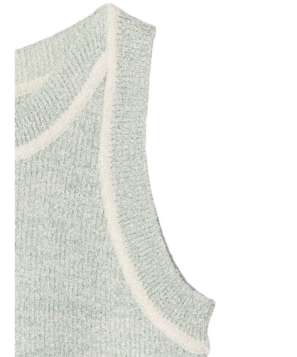 Green Parks ＫＢＦ　配色ニットタンク 