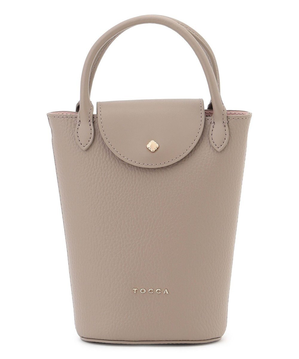 TOCCA 【八木アリサさん着用】PETAL SILHOUETTE LEATHER POCHETTE ポシェット 