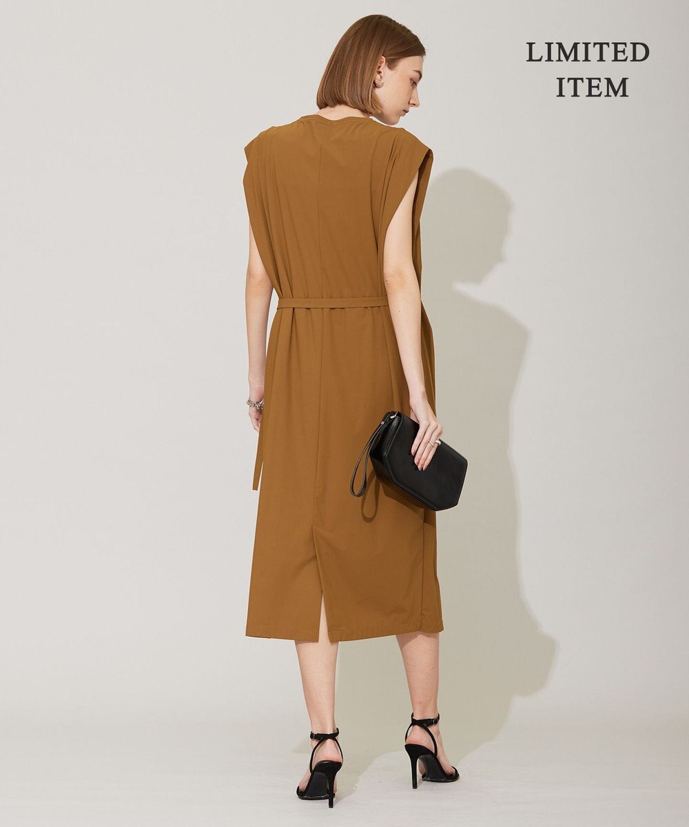 ICB 【接触冷感・UVカット・速乾・洗える】マットスキューバ ストレートワンピース 